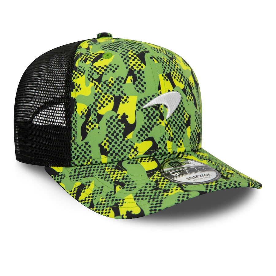 McLaren New Era Camo Print 9FIFTY Pre Curved Cap