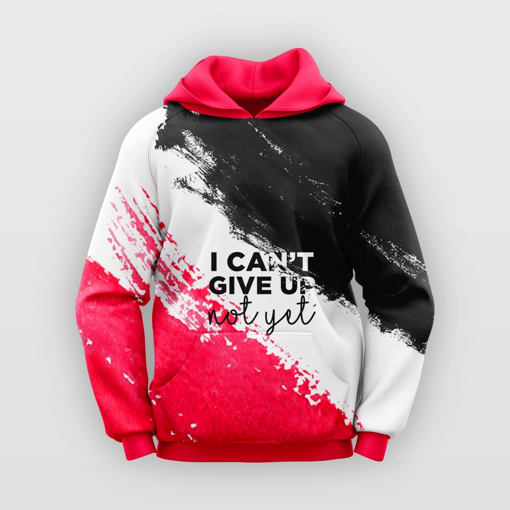 Brush Coat Men's All Over Hoodies
