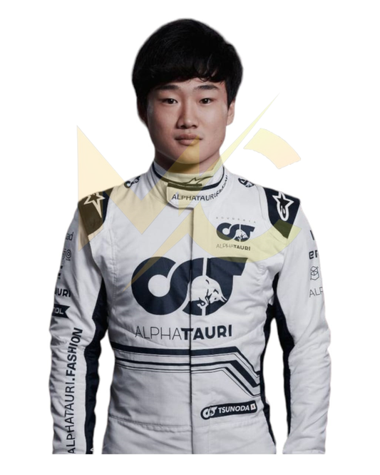 F1 Yuki Tsunoda alphatauri 2022 race suit