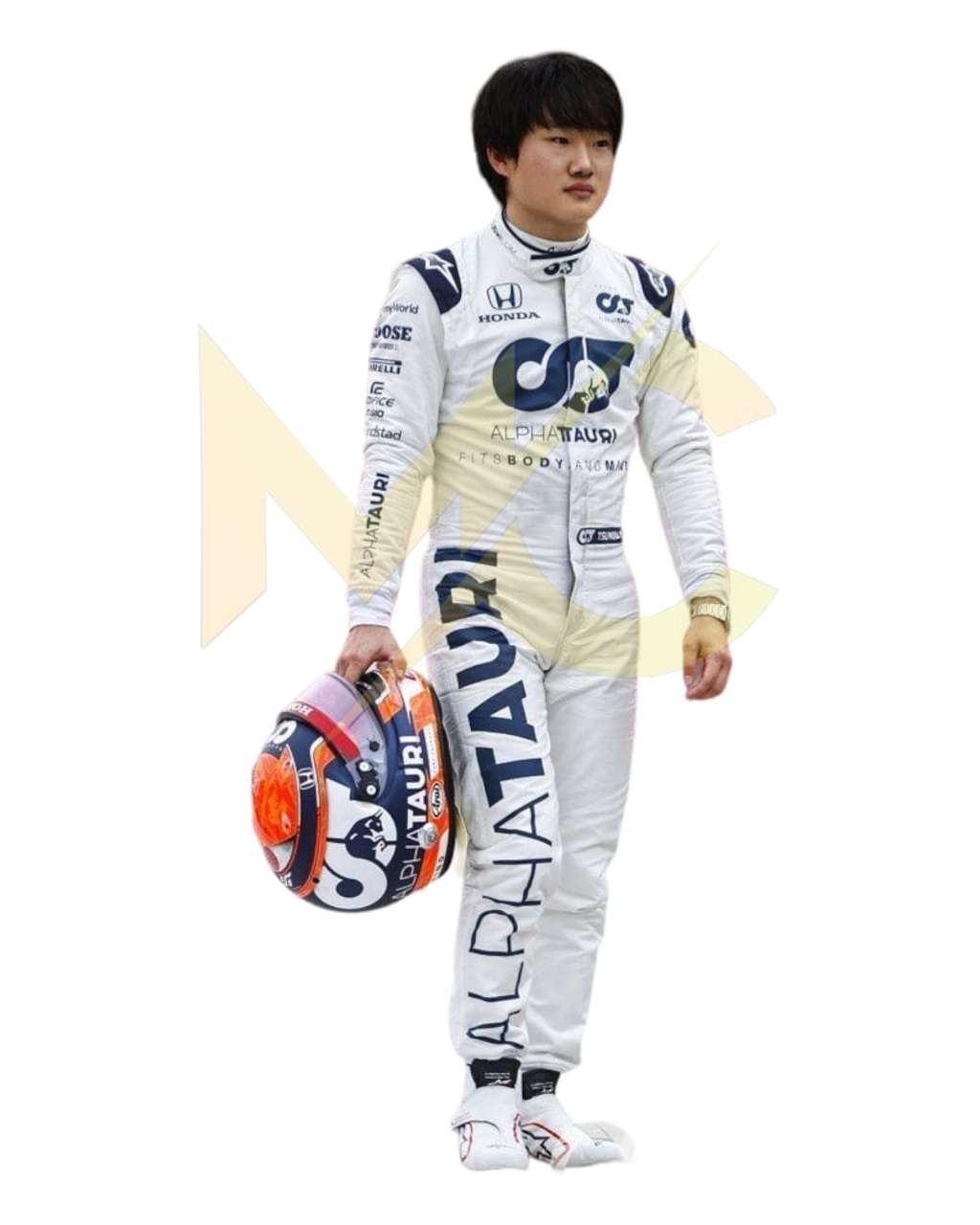 F1 Yuki Tsunoda alphatauri 2020 race suit