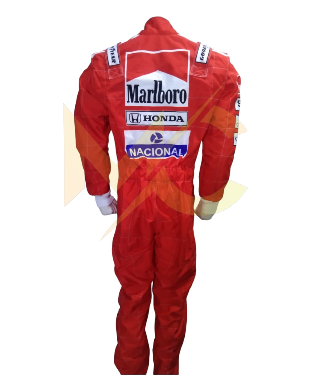 F1 ayrton senna 1991 replica printed Race suit