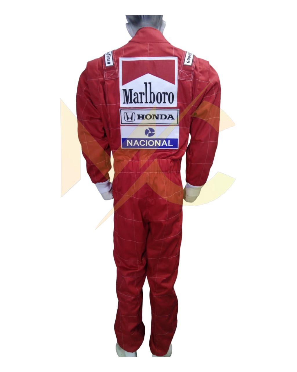 F1 ayrton senna 1991 replica embroidery patches Race suit