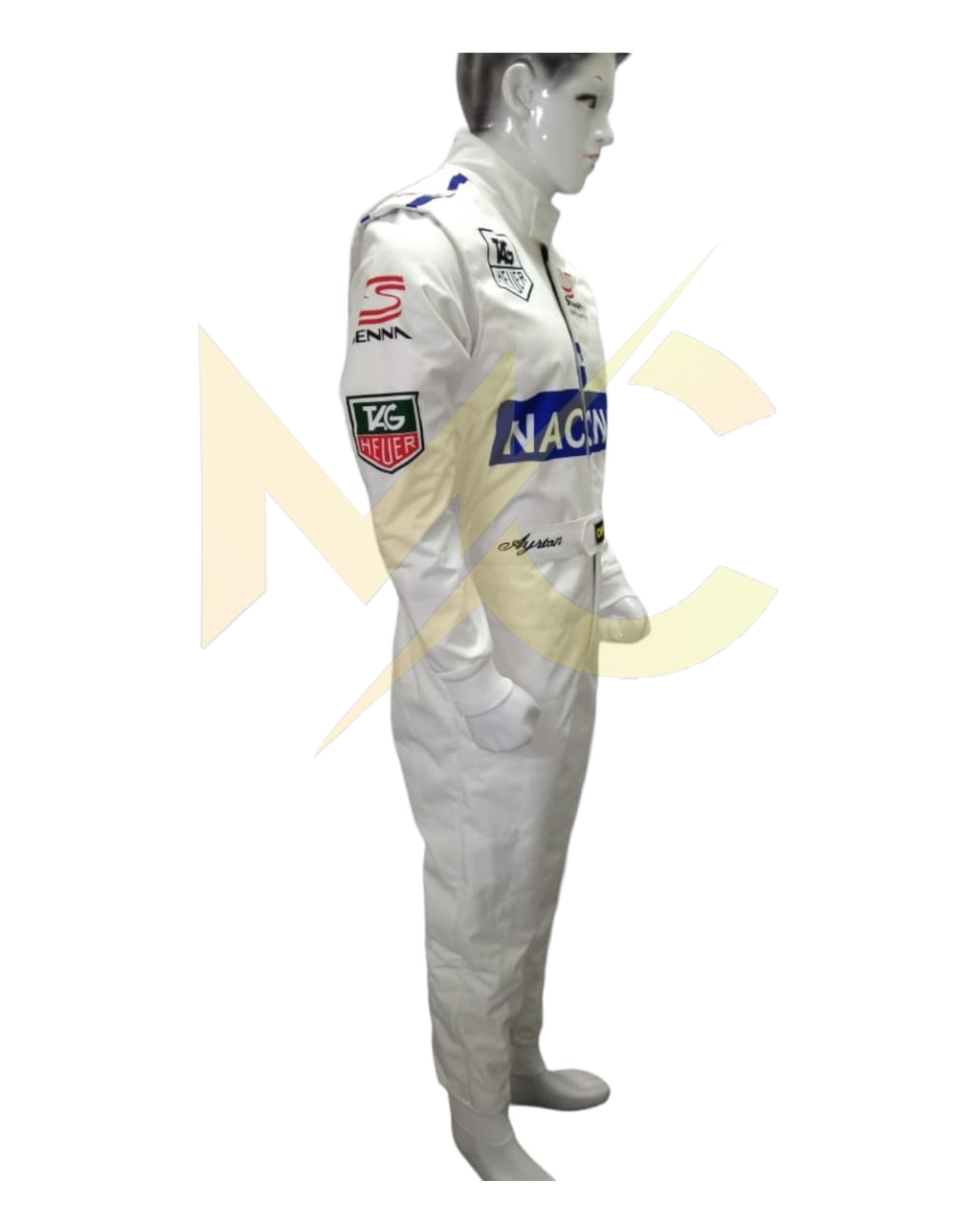 F1 ayrton senna 1993 replica printed Race suit