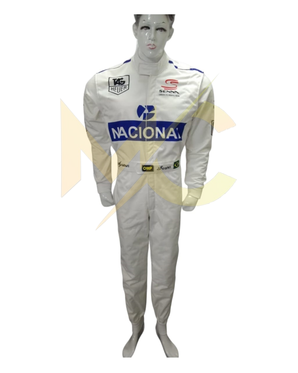 F1 ayrton senna 1993 replica printed Race suit