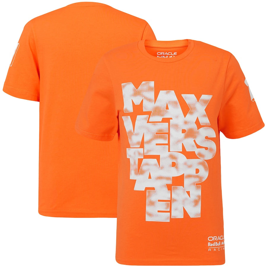 Red Bull Racing Max Verstappen Expression Driver T-Shirt – Orange