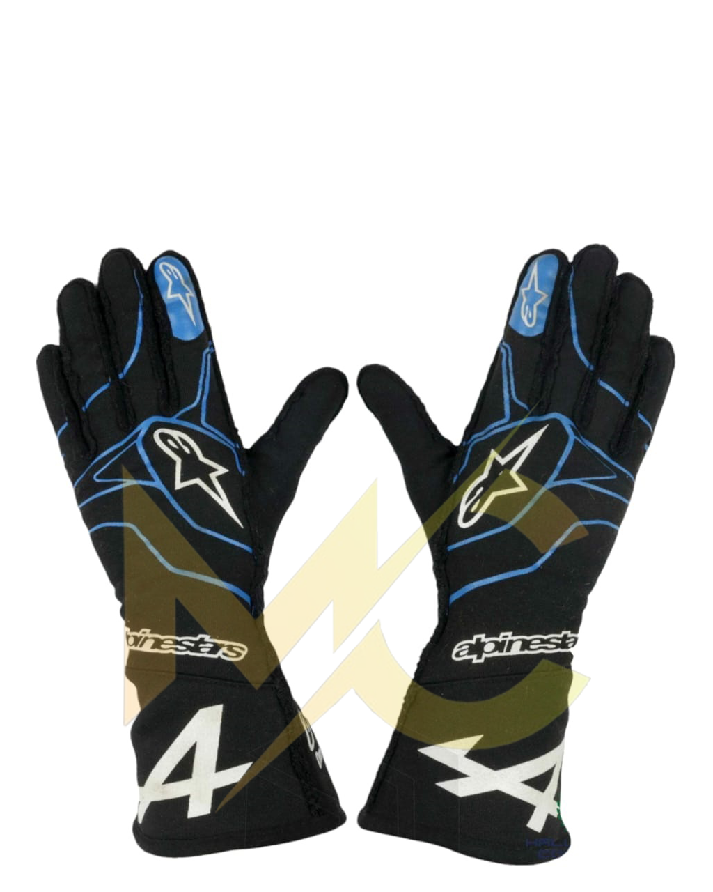 F1 Alpine Fernando Alonso 2021 race gloves