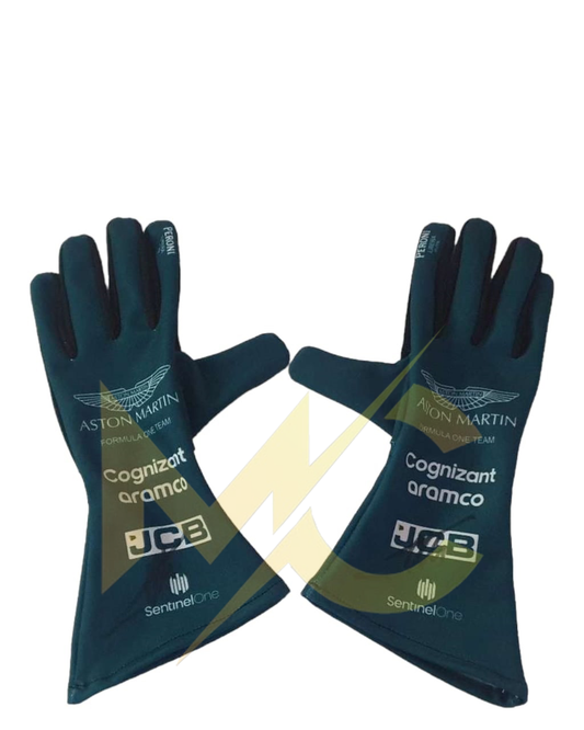 F1 Aston Martin Fernando Alonso 2023 race gloves