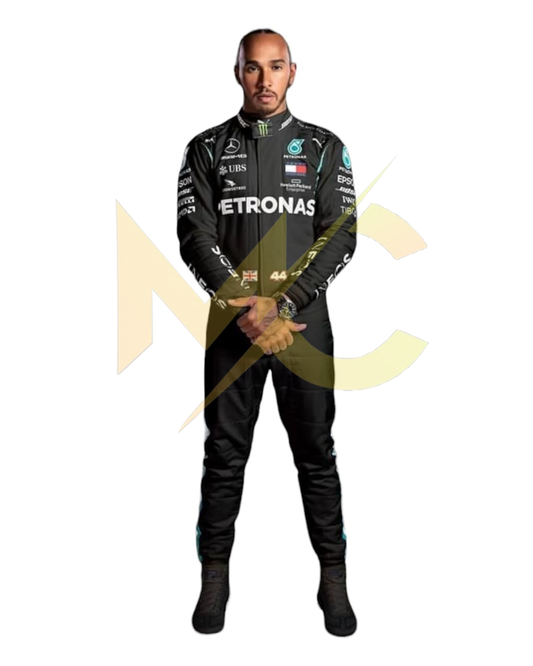 F1 Mercedes Lewis Hamilton 2020 race  suit