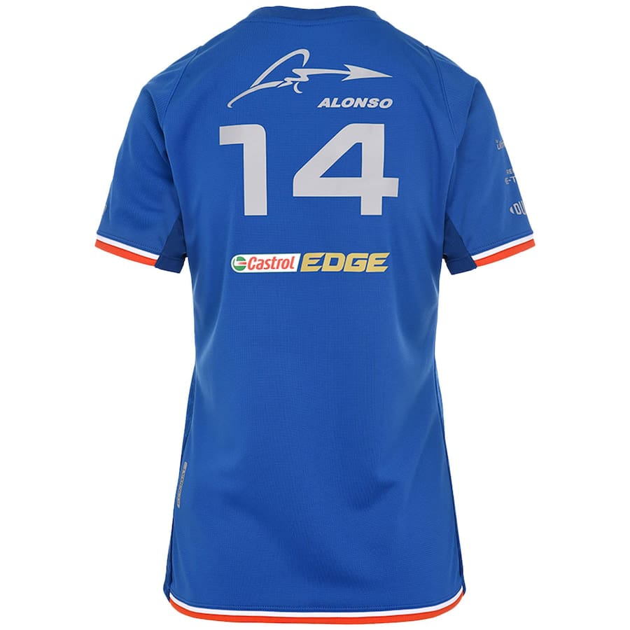 BWT Alpine F1 Team Fernando Alonso 2022 Driver T-Shirt – Womens