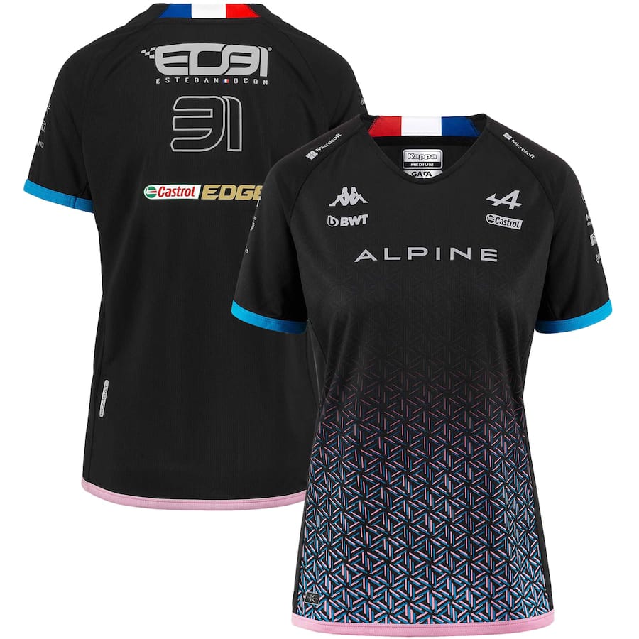 BWT Alpine F1 Team Esteban Ocon 2023 Driver T-Shirt – Womens