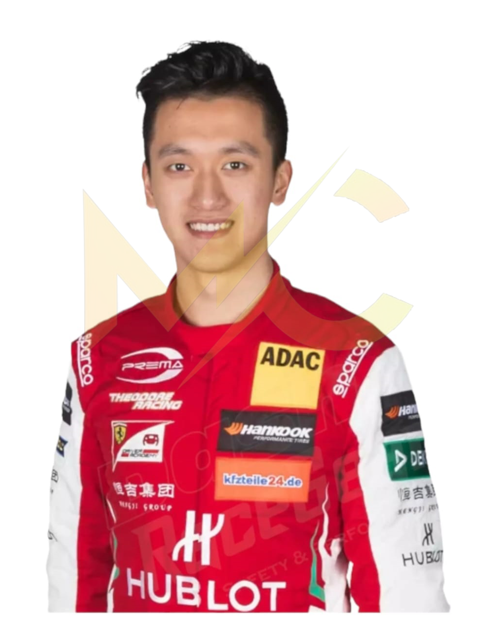 Zhou Guanyu 2018 race suit