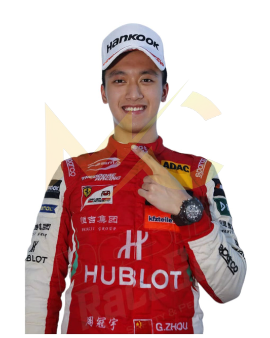 Zhou Guanyu 2018 race suit