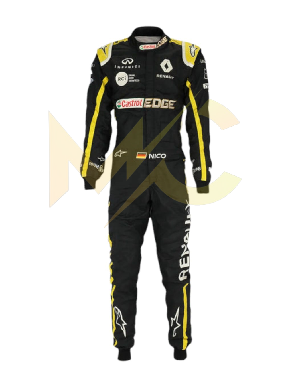 F1 Nico Hulkenberg Renault F1 team 2019 race suit