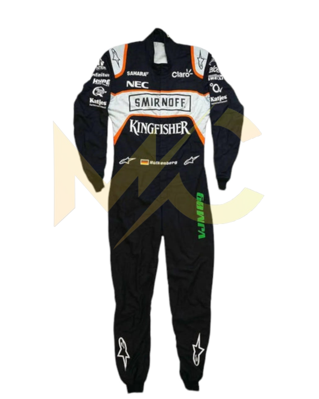 F1 Nico Hulkenberg Sahara force F1 team 2016 race suit