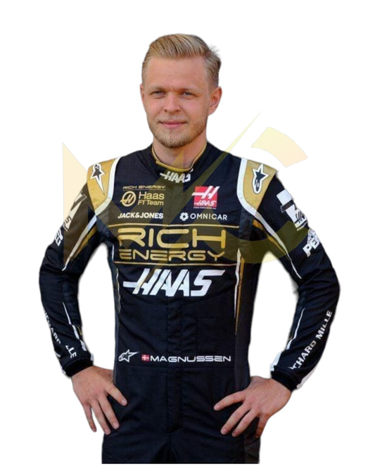 F1 Kevin Magnussen Haas F1 team 2019 race suit