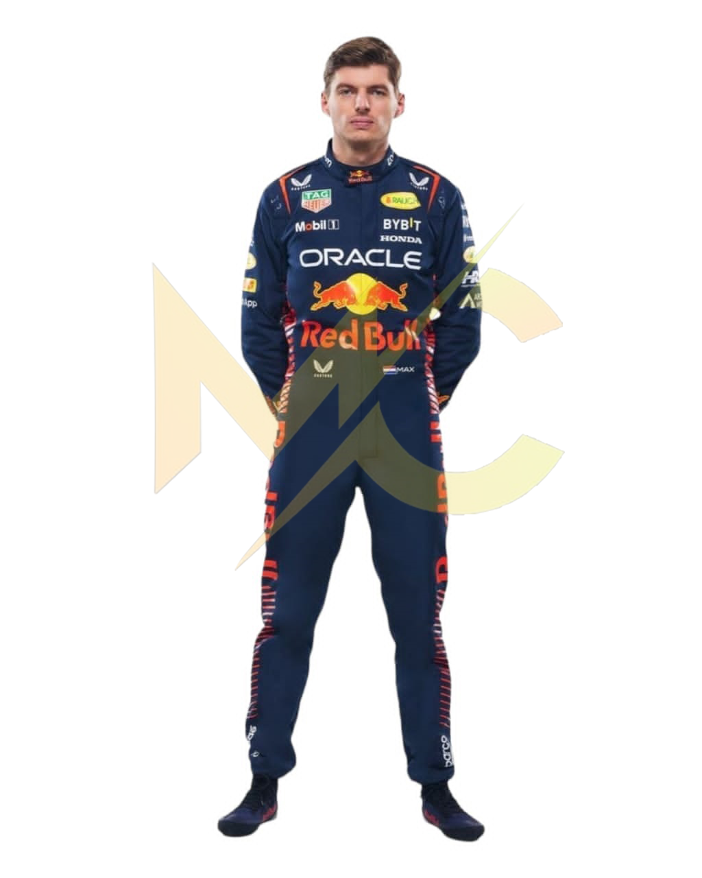 F1 Max verstappen Red bull Honda Oracle 2023 race suit