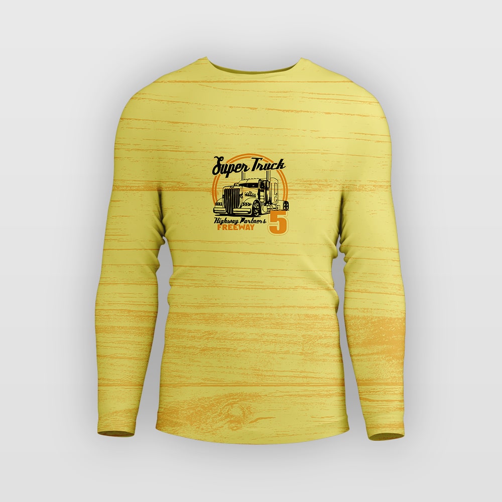 Super Truck All Over Full Sleeves T-Shirt unisex