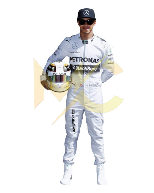 F1 Mercedes Lewis Hamilton 2015 race  suit