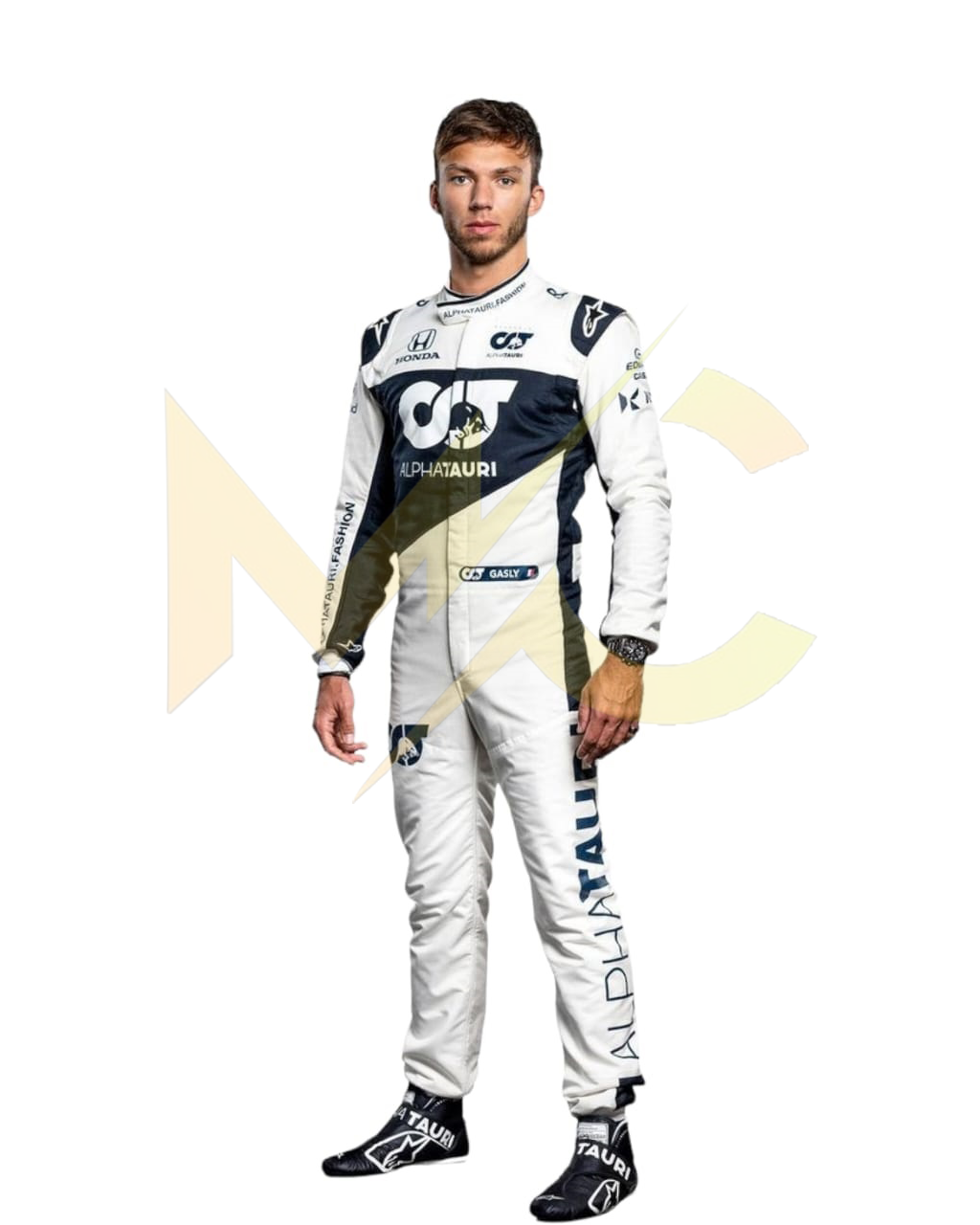 F1 Pierre Gasly alpha tauri Alpine 2021 race suit