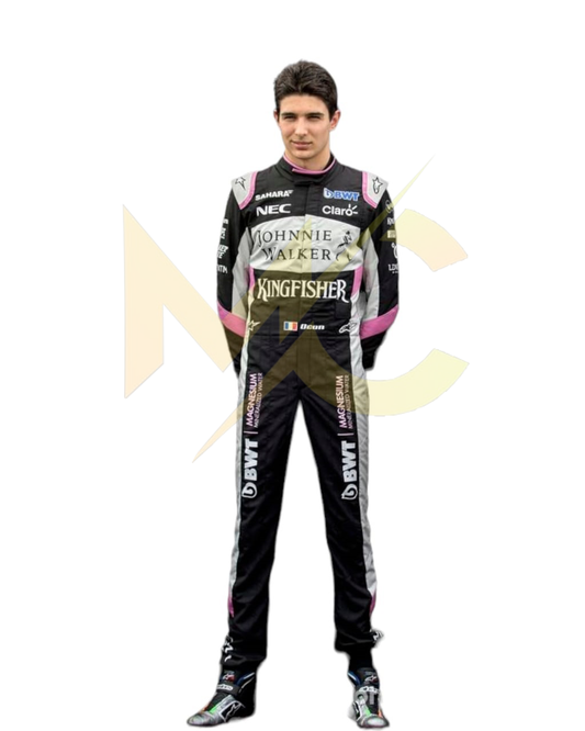 F1 Esteban ocon Alpine Sahara force 2017 race suit