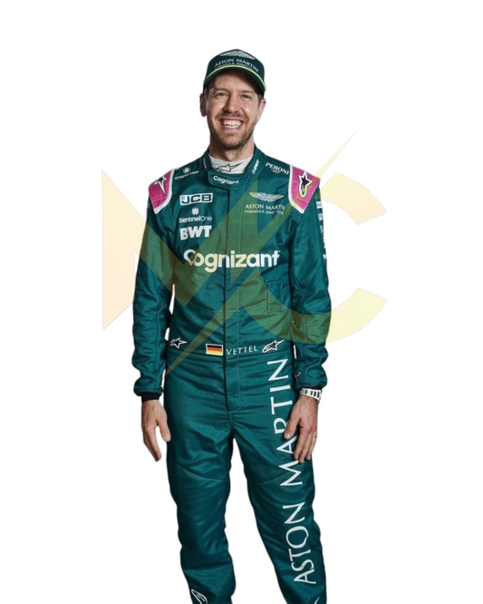 F1 Sebastian vettel Aston Martin 2021 race suit