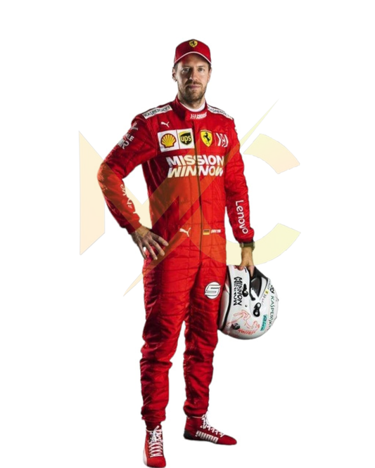 F1 Sebastian vettel   scuderia 2019 ferrari race suit