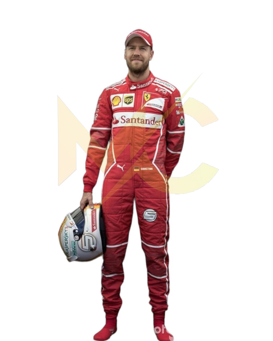 F1 Sebastian vettel  Australian gp 2017 ferrari race suit