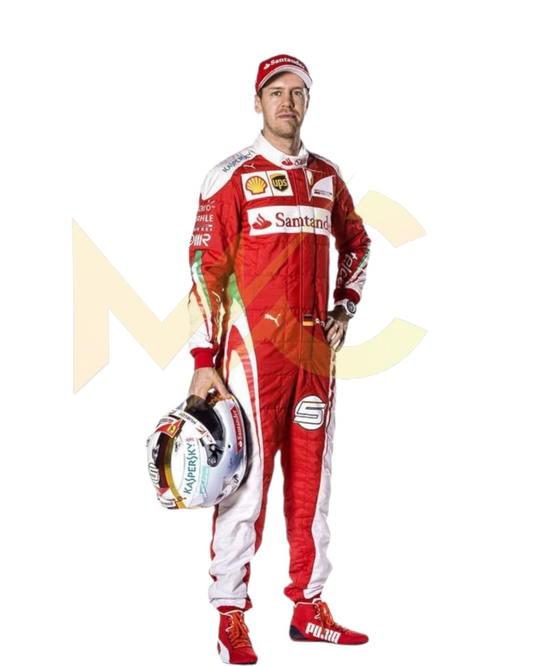 F1 Sebastian vettel 2016 ferrari race suit