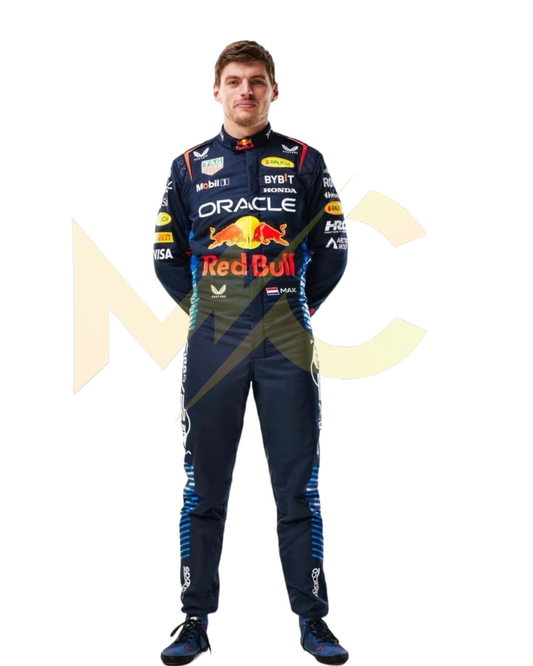 F1 Max  verstappen Red bull Honda Oracle 2024 race suit