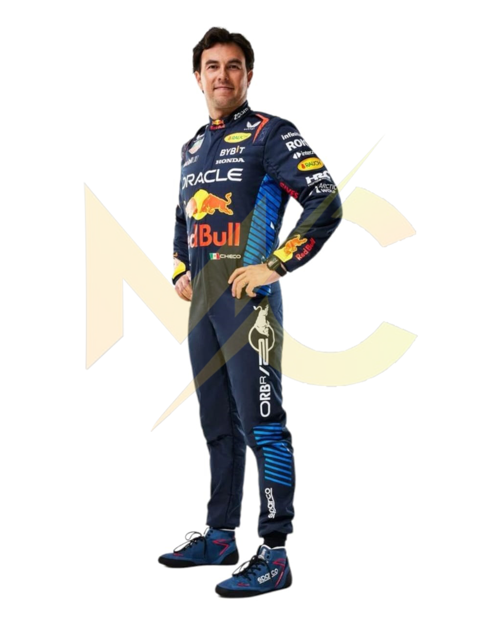 F1 Sergio perez Red bull Honda Oracle 2024 race suit