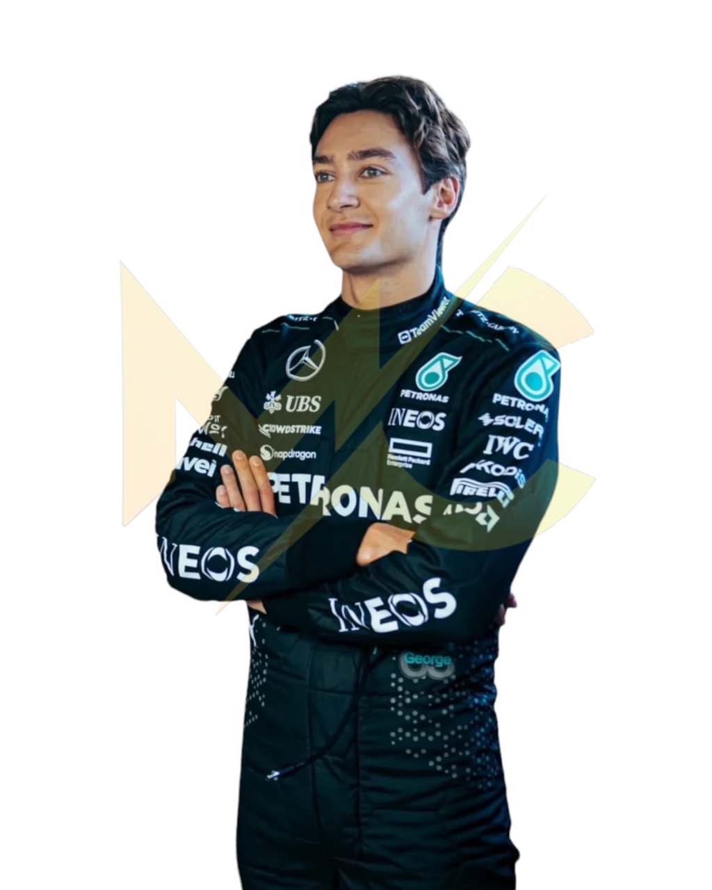 F12024 George Russell Mercedes AMG PETRONAS race suit