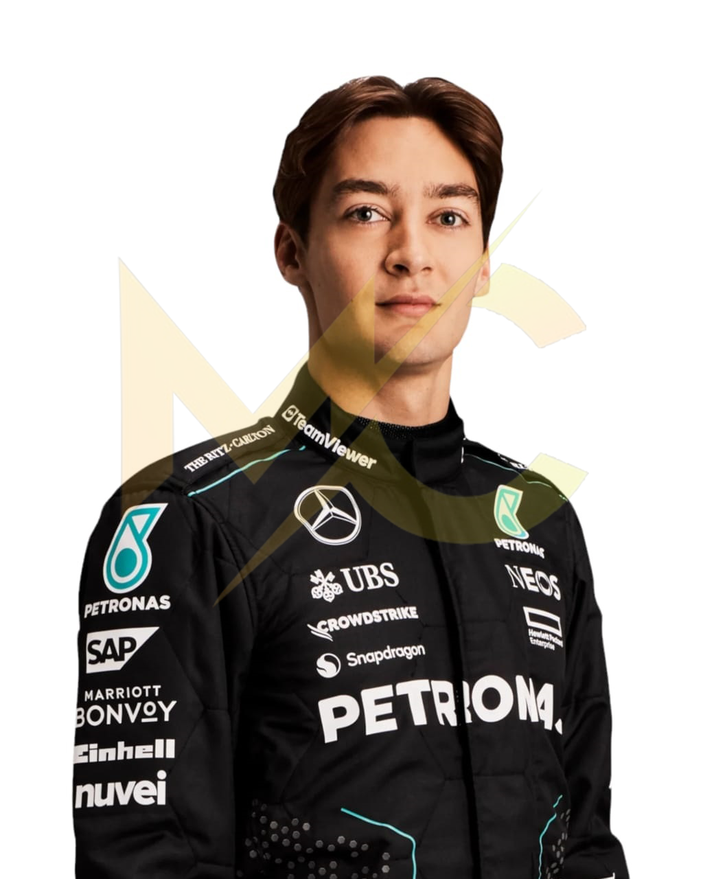 F12024 George Russell Mercedes AMG PETRONAS race suit