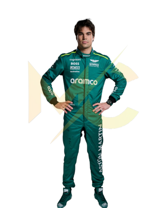 F1 2024 lance stroll Aston Martin race suit