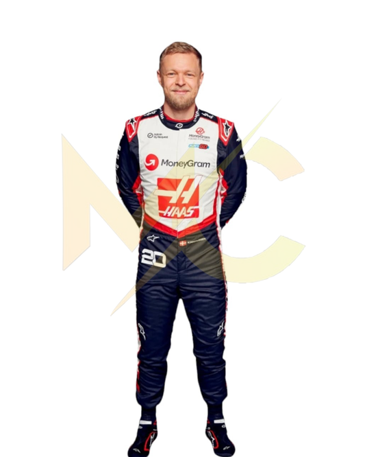 F1 2024 Kevin Magnussen Haas F1 Team Race Suit