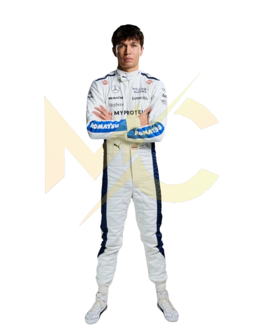 F1 2024 Alex Albon Williams F1 Team Race Suit