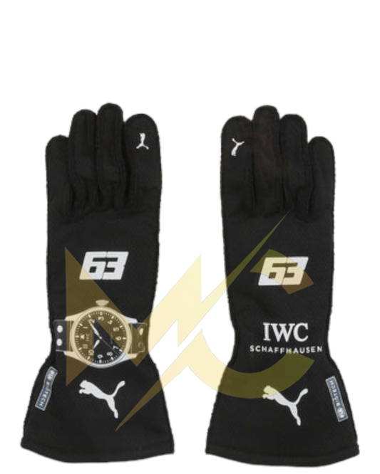 F1 Mercedes George Russell 2023 race gloves