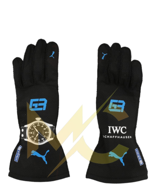 F1 Mercedes George Russell 2022 race gloves