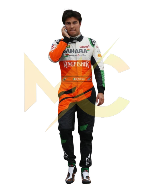 F1 Sergio perez  2014 Sahara force  race suit