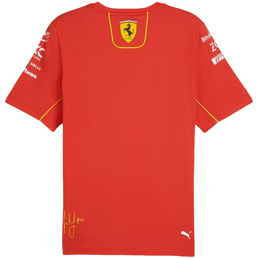 Scuderia Ferrari 2024 Team Carlos Sainz T-Shirt