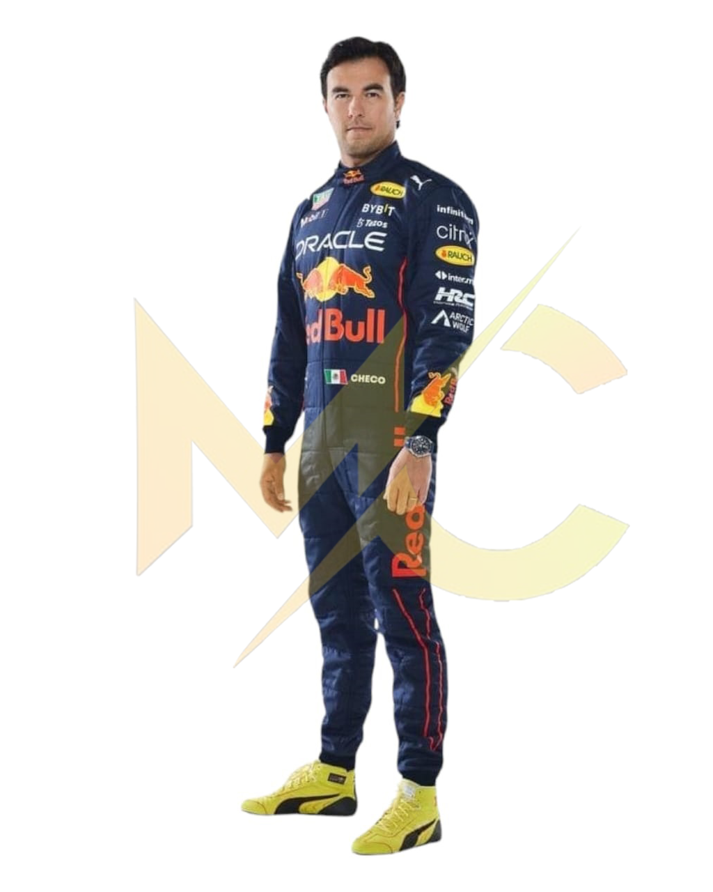 F1 Sergio perez Red bull Honda Oracle 2022 race suit