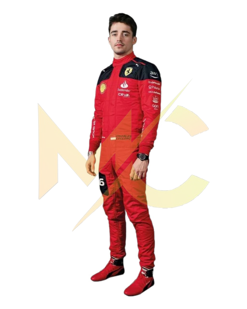 F1 Charles leclerc 2023 race  suit