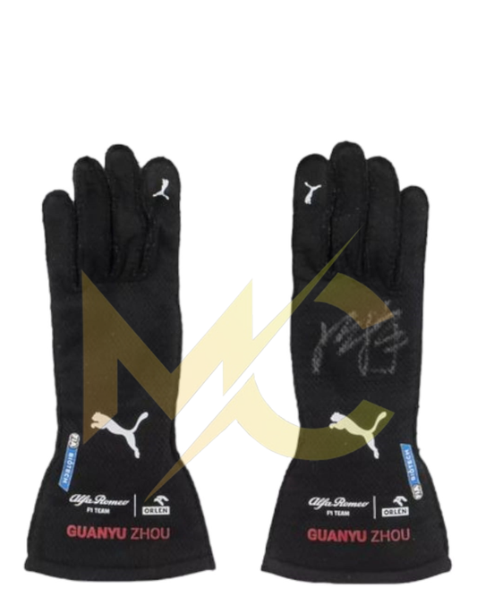 F1 Alfa Romeo Zhou Guanyu replica 2022 race gloves