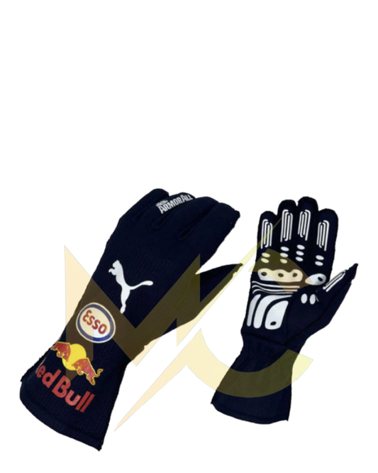 F1 Max verstapen 2021 Red bull race gloves