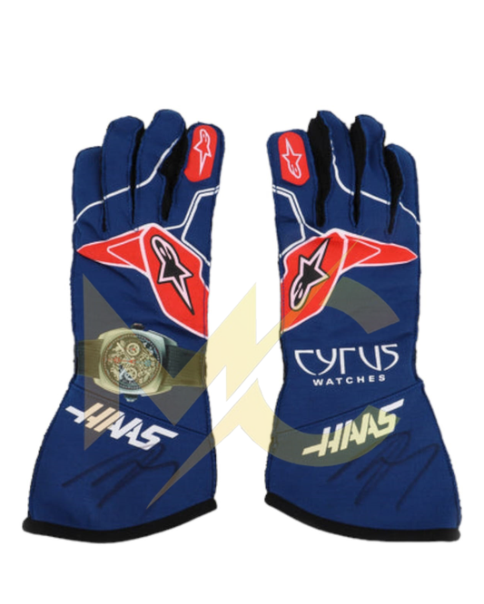 F1 Kevin Magnussen 2022 replica race gloves