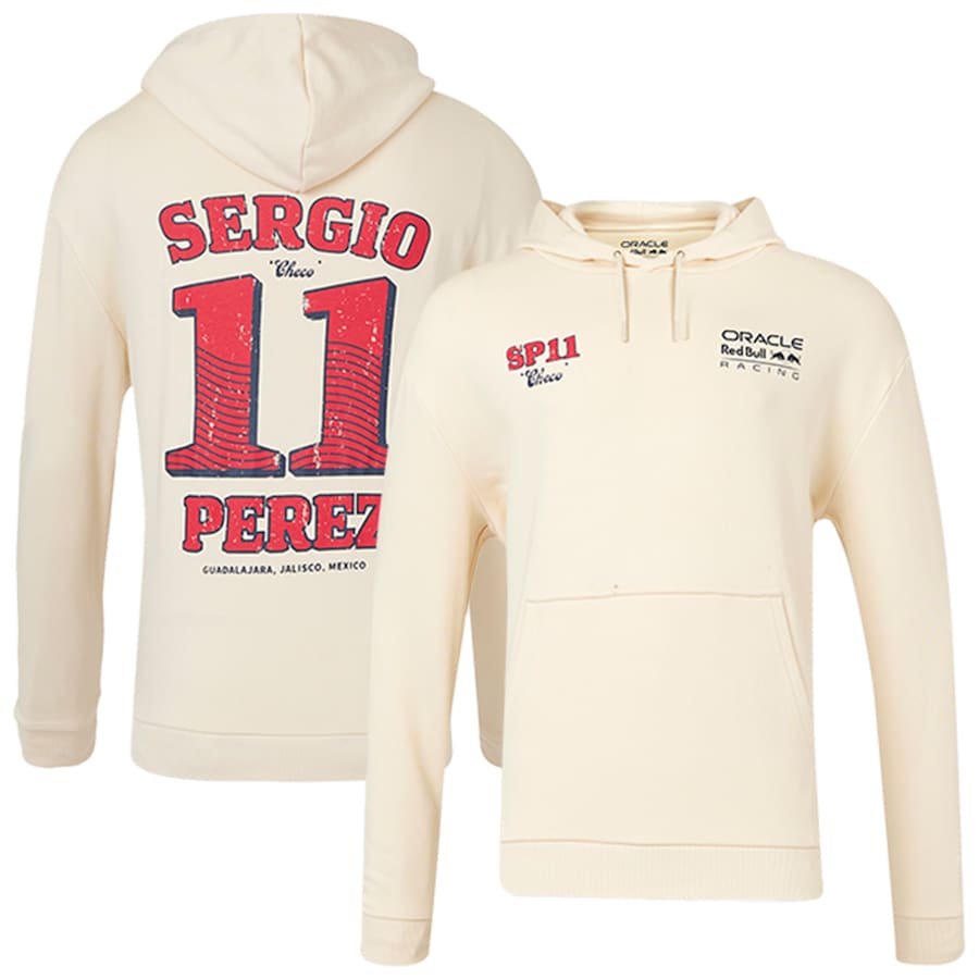 Red Bull Racing Sergio Perez Vintage Oversized Hoodie