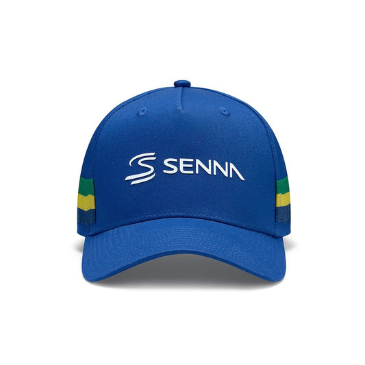 Ayrton Senna Stripe Cap - Navy