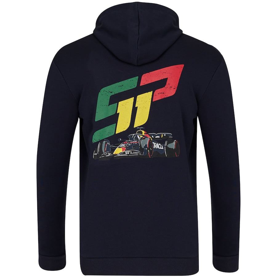 Red Bull Racing Sergio Perez Race Car Full Zip Hoodie – Black