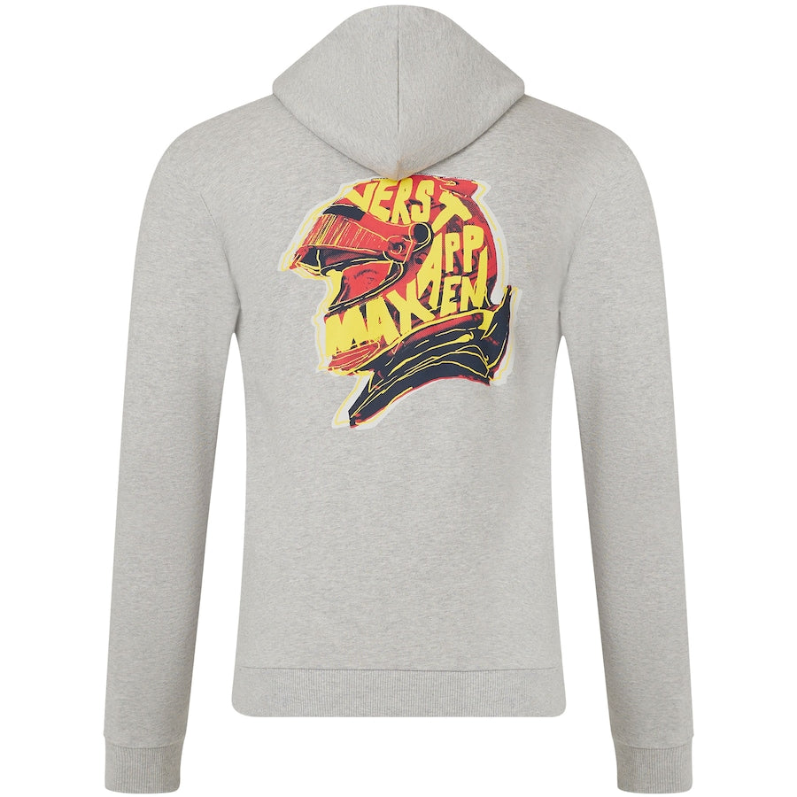 Red Bull Racing Max Verstappen Helmet Full Zip Hoodie