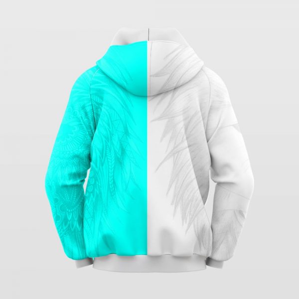 Wolf Mandala Men's All Over Hoodies