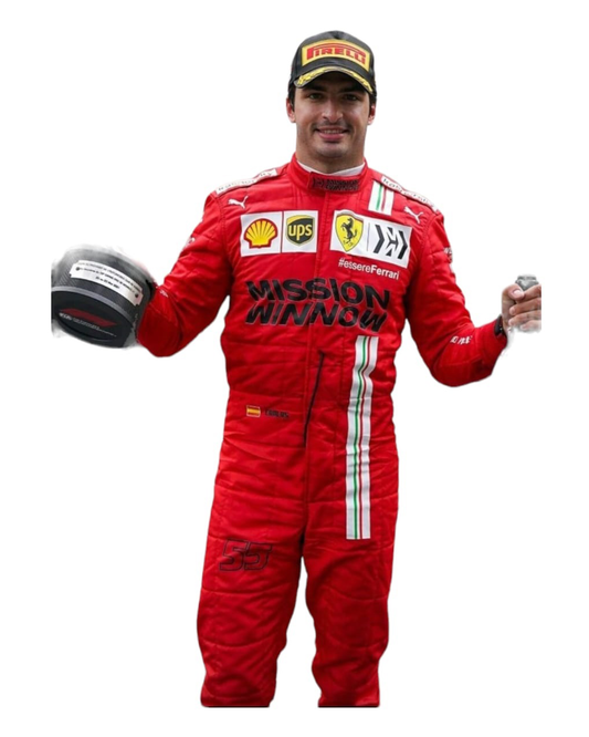 F1 Carlos Sainz 2021 race  suit